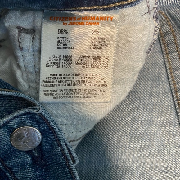 Citizens Of Humanity Blue Skinny Jeans - Picture 10 of 10